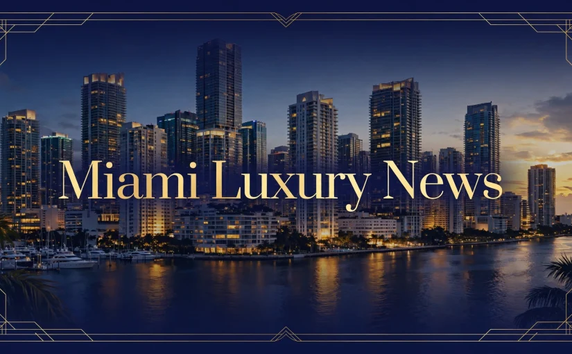 Miami Luxury in the Headlines: Billion-Dollar Deals, a $100M Contract Week, and What It Means for Doral