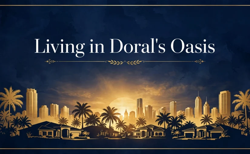 Living in Doral's Oasis: Gated Luxury Steps from CityPlace Doral